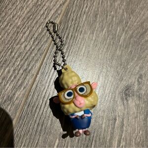 Zootopia sheep keychain charm